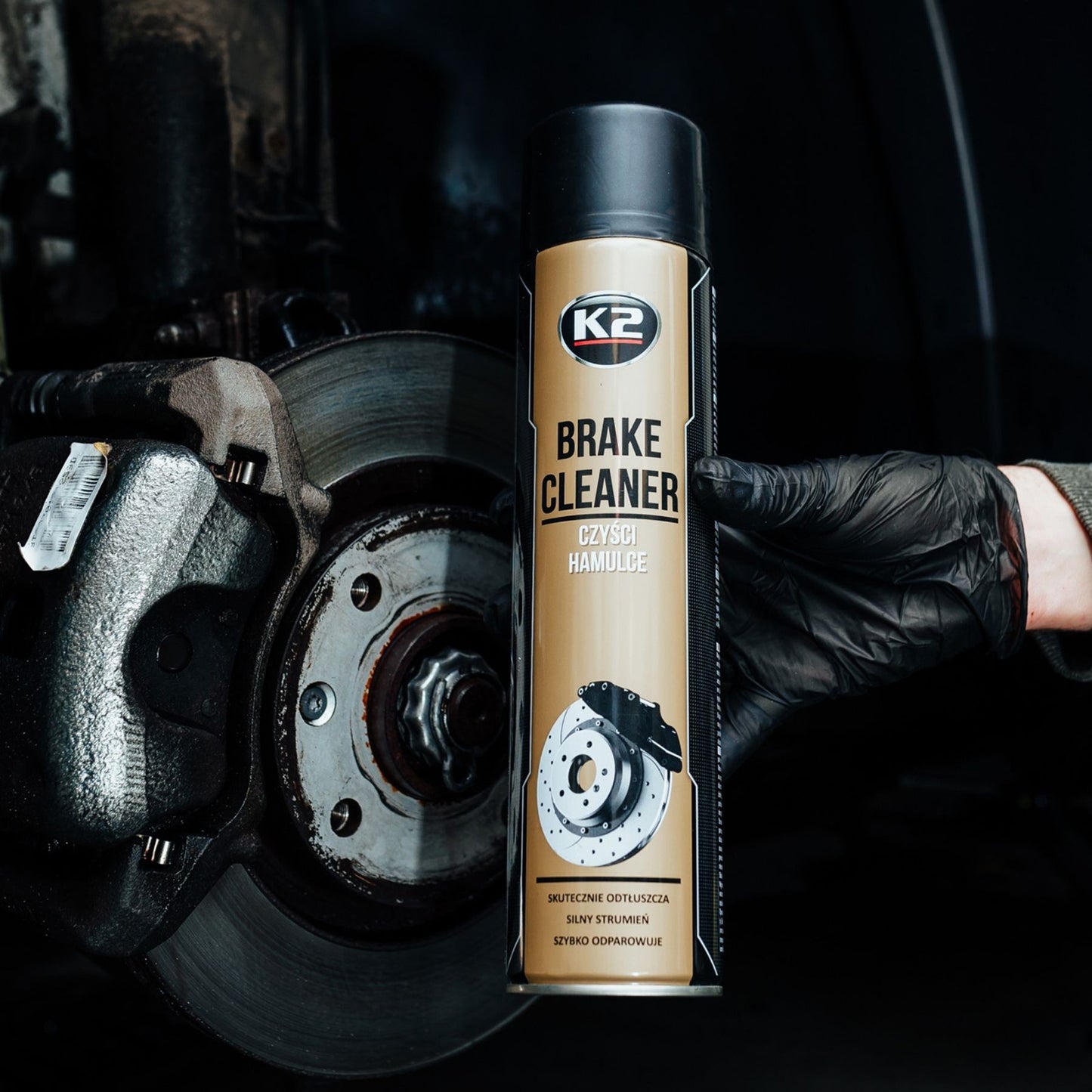 Środek do czyszczenia hamulców K2 BRAKE CLEANER 600ml aerozol W105