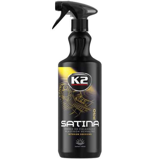 Środek do pielęgnacji plastików K2 SATINA PRO SUNSET FRESH 1L atomizer D5011