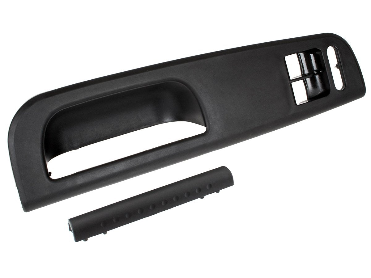VW Passat B5 95-05 door handle BLACK front left 2 WINDOWS + BLANKING PLUG