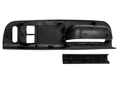VW Passat B5 95-05 door handle BLACK front left 2 WINDOWS + BLANKING PLUG