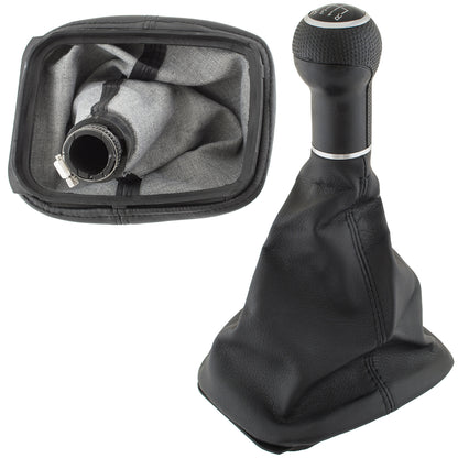VW Sharan 2000- gałka zmiany biegów CZARNA 6 BIEGÓW + MIESZEK OTWÓR 23 MM