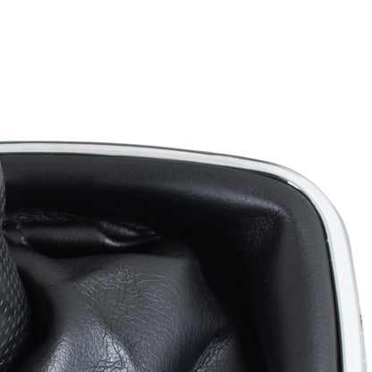 VW Sharan 2000- gałka zmiany biegów CZARNA + mieszek z ramką CHROM 5 BIEGÓW OTWÓR 23MM