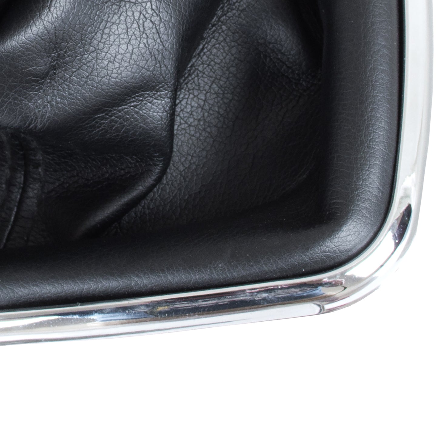 VW Sharan 2000- gałka zmiany biegów CZARNA + mieszek z ramką CHROM 5 BIEGÓW OTWÓR 23MM