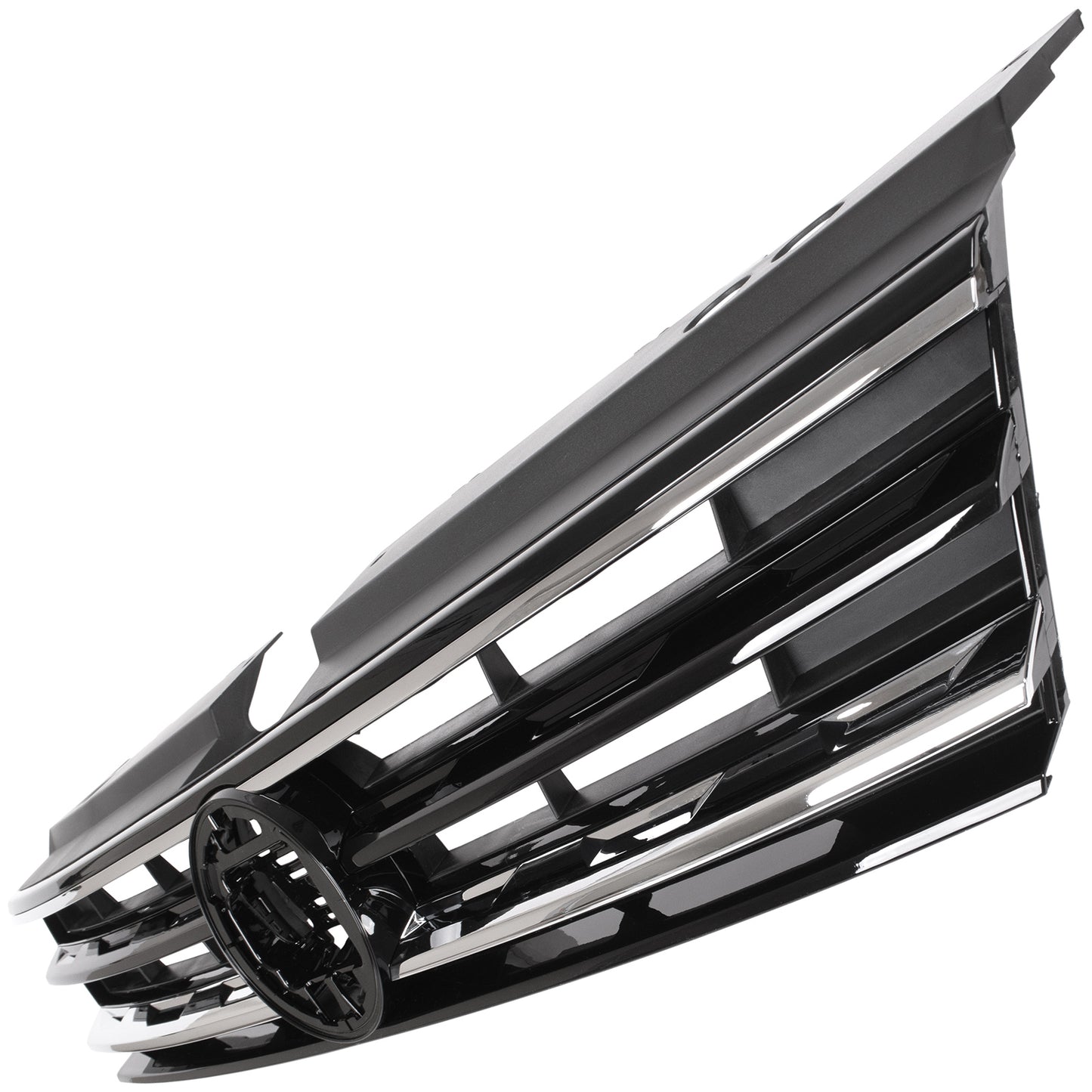 VW Tiguan II 16-20 atrapa między reflektory (grill) CZARNA + CHROM