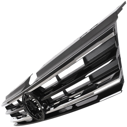 VW Tiguan II 16-20 atrapa między reflektory (grill) CZARNA + CHROM