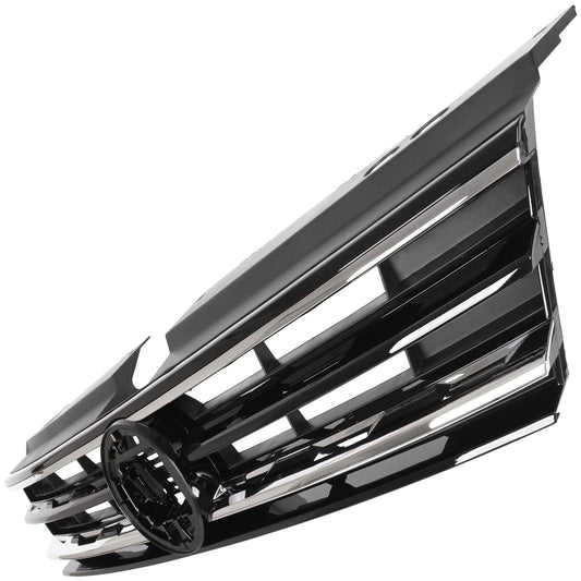 VW Tiguan II 16-20 atrapa między reflektory (grill) CZARNA + CHROM