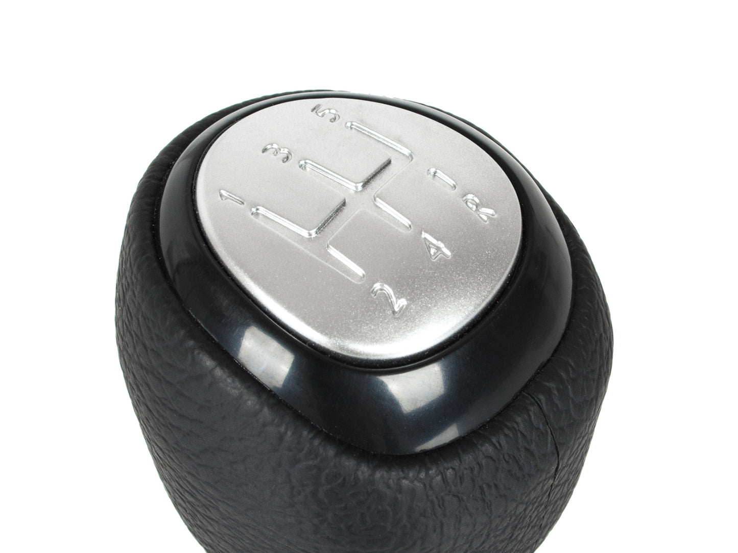 @@@@@ Saab 9-3 03-12 gałka zmiany biegów CZARNA EKOSKÓRA + SILVER 5 BIEGÓW + mieszek ochronny drążka zmiany biegów CZARNY + ramka KPL